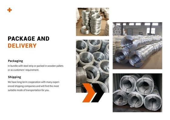 Smooth Surface Q195 Q235 BWG 16 18 20 22 Hot-Dip Galvanized Wire Galvanized Iron Wire for Punching and Processing Service