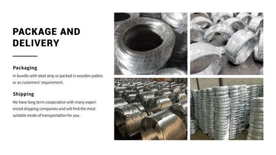 Smooth Surface Q195 Q235 BWG 16 18 20 22 Hot-Dip Galvanized Wire Galvanized Iron Wire for Punching and Processing Service