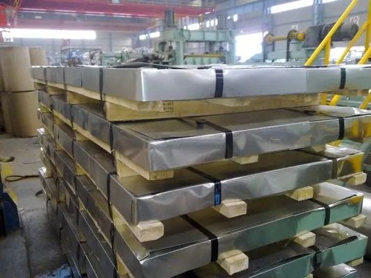 3-8 Tons Coil Weight 2.5mm 3mm Galvanized Steel Plate 120g ASTM A653 G235 Roofing Cladding GI Plate