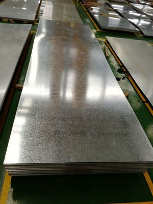 3-8 Tons Coil Weight 2.5mm 3mm Galvanized Steel Plate 120g ASTM A653 G235 Roofing Cladding GI Plate