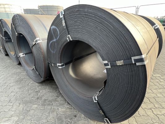 Hot Rolled Coils Punching Processing Service for Q195A-Q235A Grade ASTM A36 A283 A387 S235jr Black Carbon Steel Coil