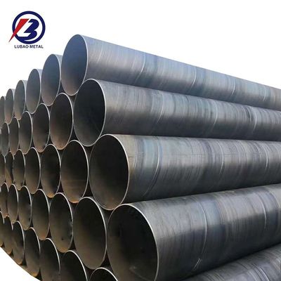 ERW Technique Large Diameter 159mm 3200mm API 5L Spiral Welded Carbon Steel Pipe with Plastic Pipe Cap End Protector
