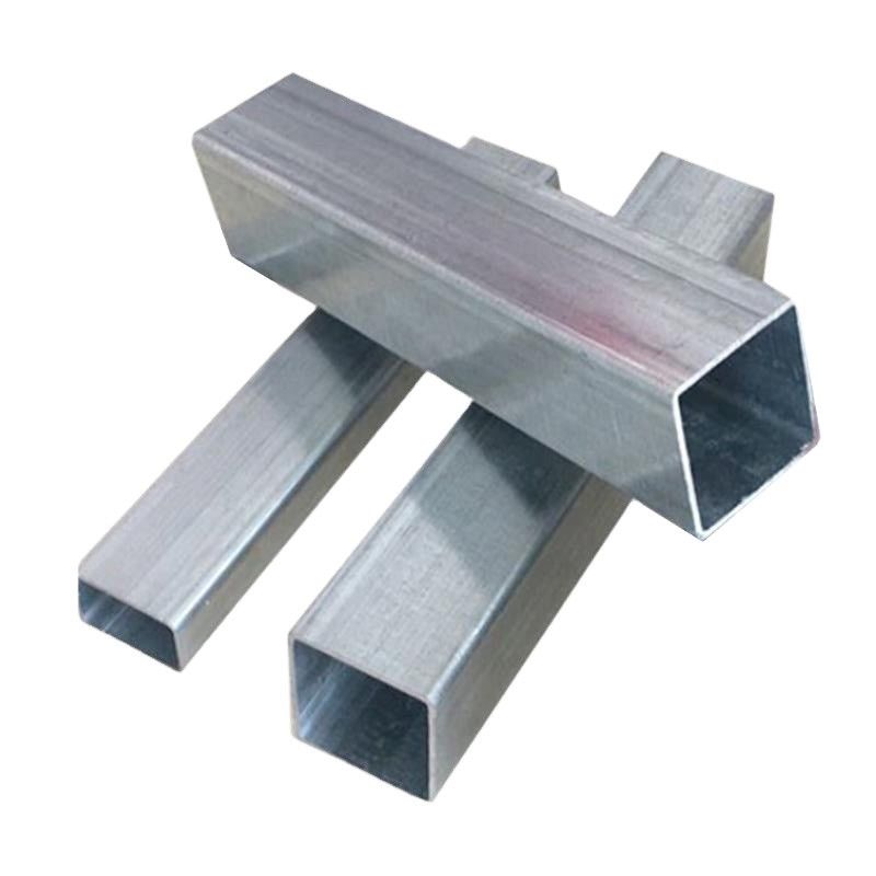 High strength Galvanized square steel pipe rectangle steel tube with non-oiled option and corrosion resistance
