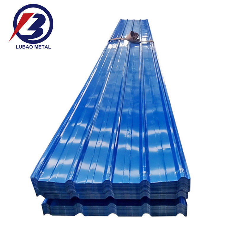 PPGI Galvanized Corrugated Iron Steel Color Coated Roofing Sheet Processing Service Tolerance ±1% 0.55mm Corrugate Sheet Roof