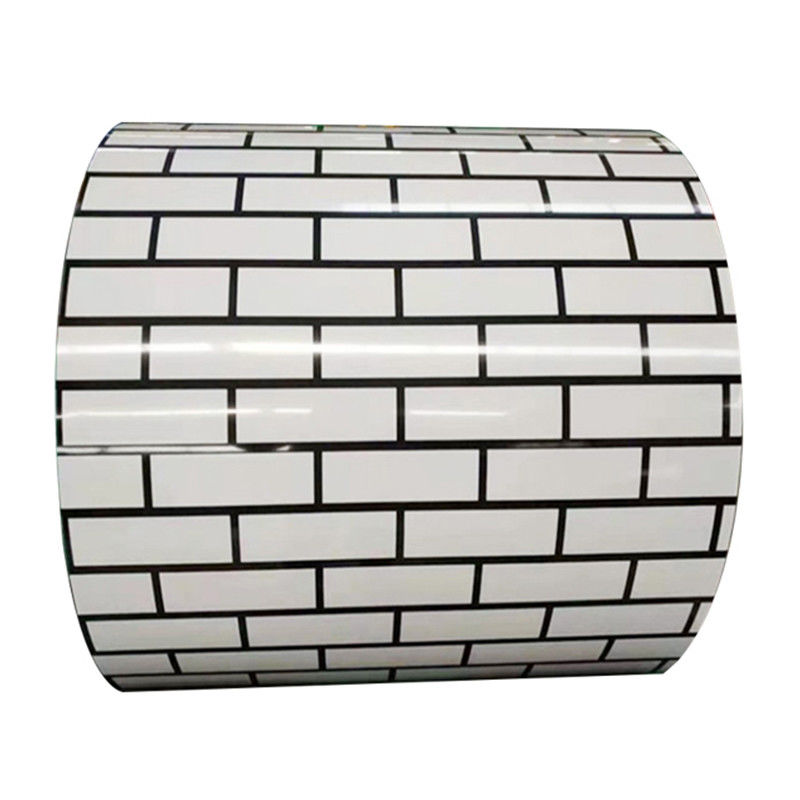 Patterned Pre-painted Galvanized Steel Coil PPGL/PPGI Color Coated Coil with AZ30-AZ40 Coating Length Customized