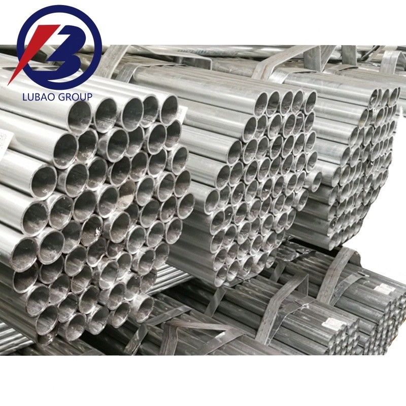 Decoiling Processing Service Large Inventory Galvanized Steel Tube Pipe DC01 SPCC SGCC AISI ASTM DX51D 6.4M Length