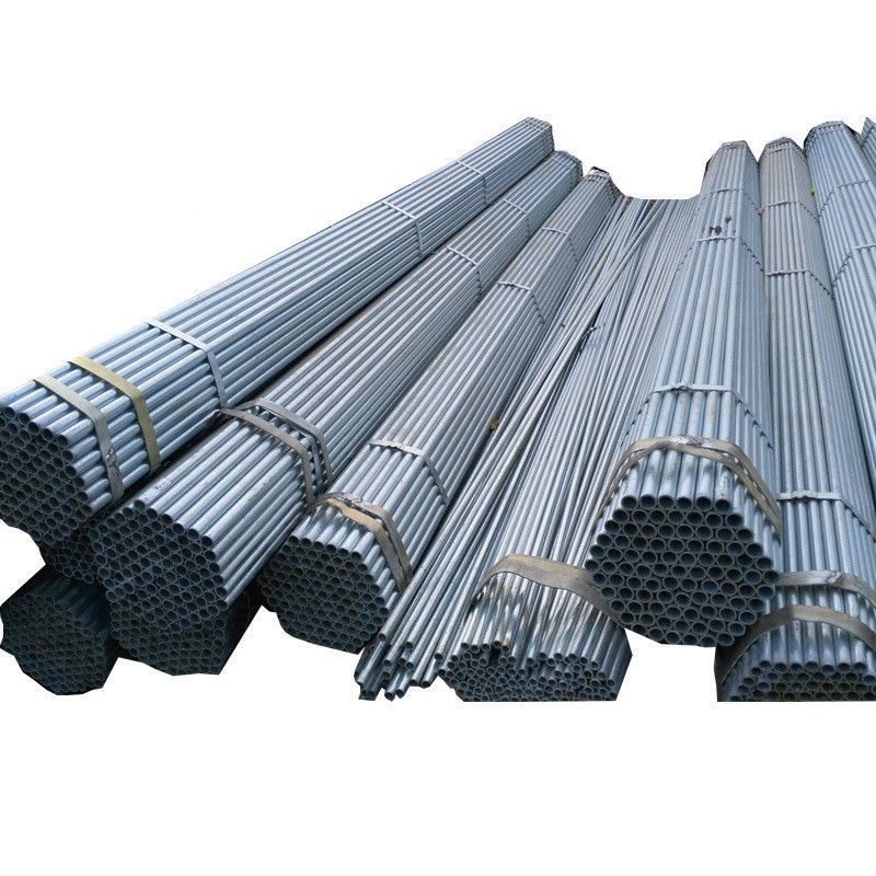 Fluid Pipe Outlet Prim Galvanized ERW Pipe ASTM A53 SCH40 Grade B with and Zero Spangle in Outlet