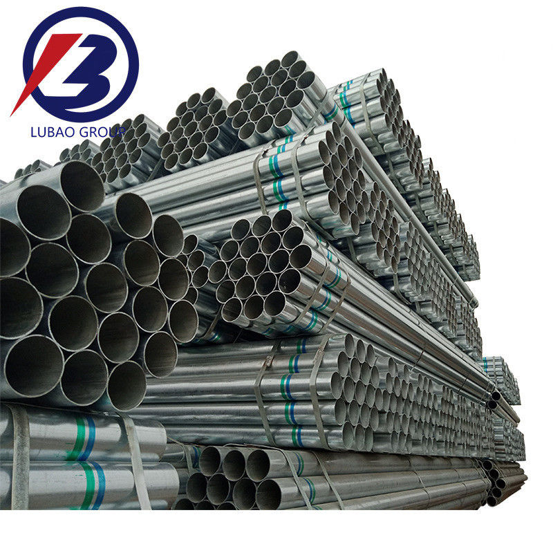 Galvanized Steel Pipe Zinc 80g 6/12 meters Standard Length for Greenhouse Frame Construction Material EMT Pipe