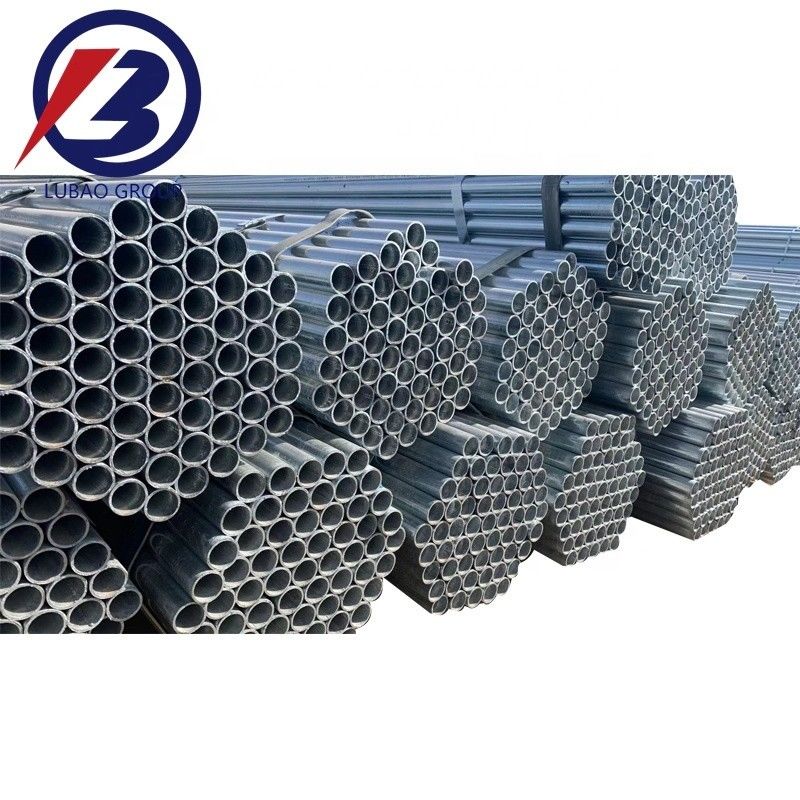 Section Shape ROUND Galvanized Steel Welded Pipe for Building Materials Invoicing by actual weight Customized